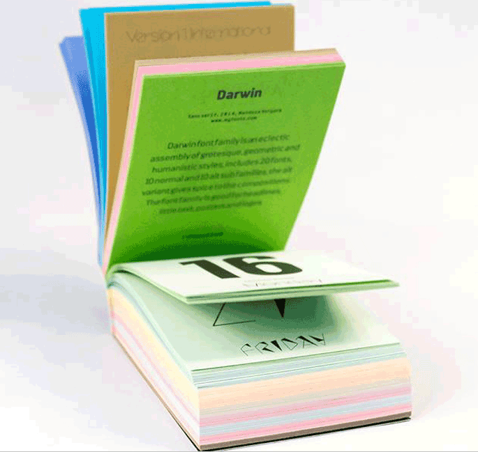 2020年新穎的臺歷日歷設(shè)計風(fēng)格備受歡迎  第6張