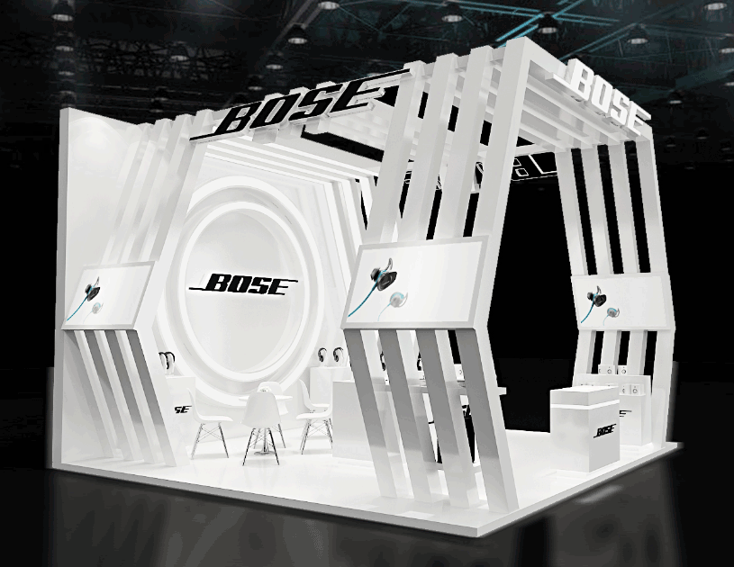 音響行業(yè)展覽展示展臺搭建廠家  第1張