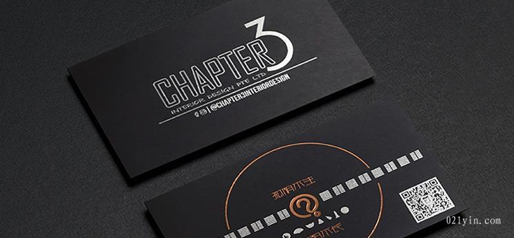 黑卡燙金名片設(shè)計(jì)欣賞-2  第4張