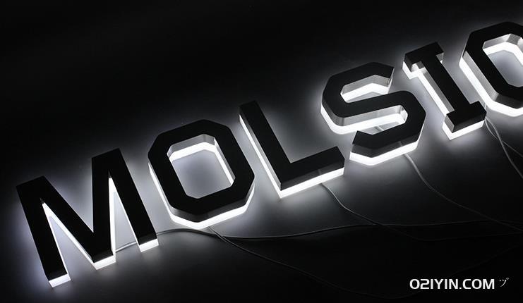 背發光字戶外門頭招牌亞克力迷你led燈發光字  第3張