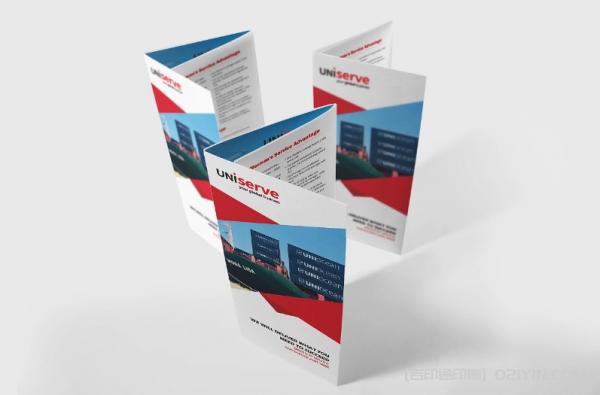 航運公司企業宣傳三折頁  第2張