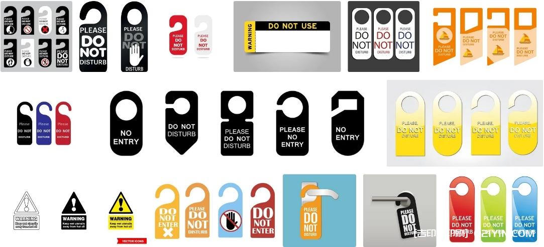 國外設計酒店掛卡印刷  第6張