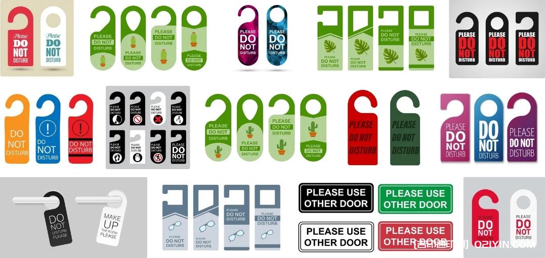 國外設計酒店掛卡印刷  第5張