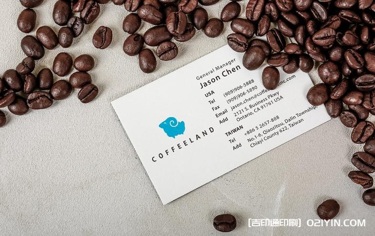 咖啡店名片印刷  第3張