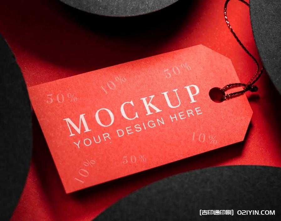 布紋卡衣服吊牌定制  第2張